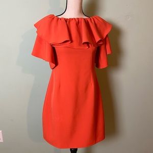 Summer orange dress